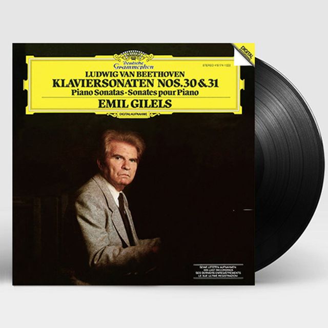 PIANO SONATAS NO 30 & 31/ EMIL GILELS [베토벤: 피아노 소나타 30 & 31번 - 에밀 길렐스] [ANALOGPHONIC 180G LP]