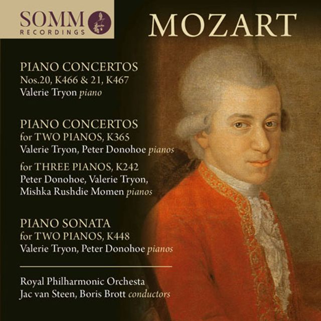 PIANO CONCERTOS K466, K467, K365, K242 & PIANO SONATA/ VALERIE TRYON, PETER DONOHOE [모차르트: 1, 2, 3대의 피아노를 위한 협주곡집]