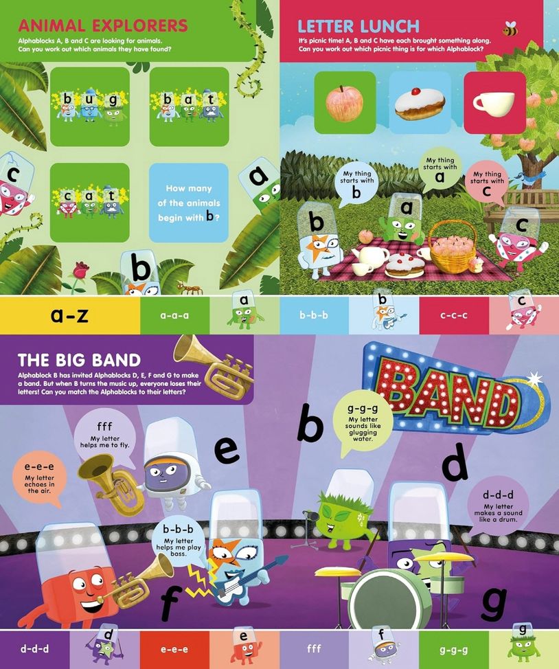 Alphablocks A-Z: A Lift-the-Flap Book | Sweet Cherry Publishing