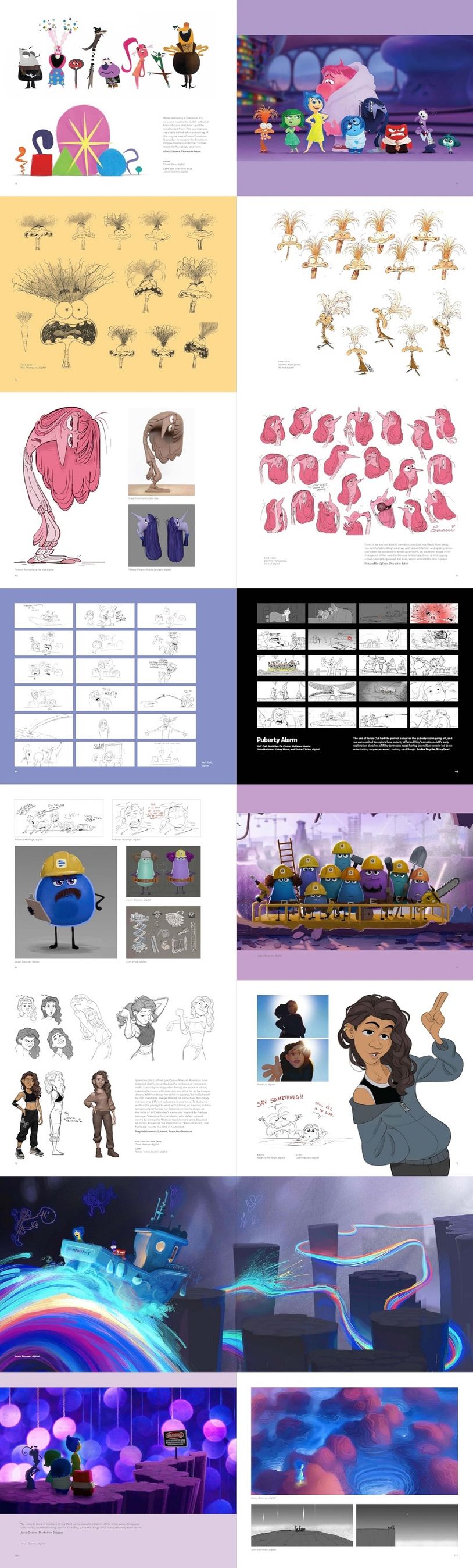 Inside Out Animation Process Disney/Pixar the Art of Inside Out 2 | Disney/Pixar - 교보문고