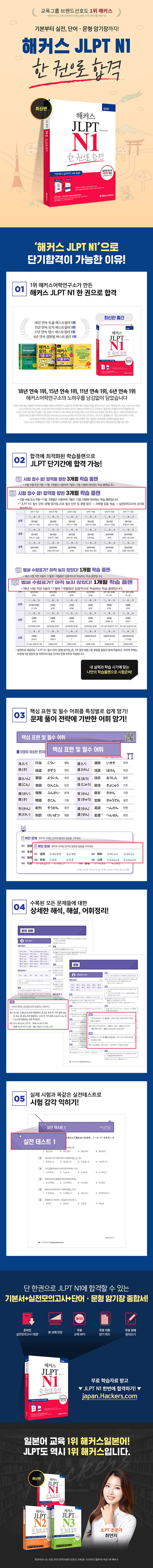 일본어 JLPT N1(일본어능력시험) 한 권으로 합격 상세 이미지