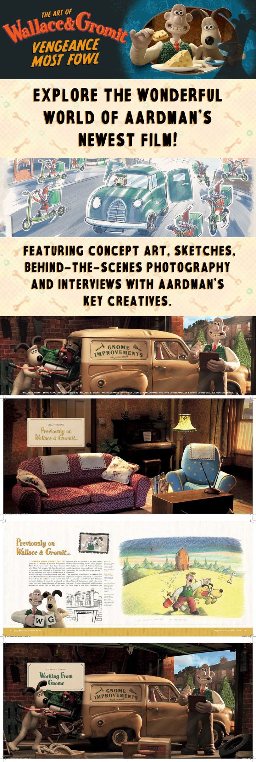 The Art of Wallace & Gromit: Vengeance Most Fowl | Hansom, Richard