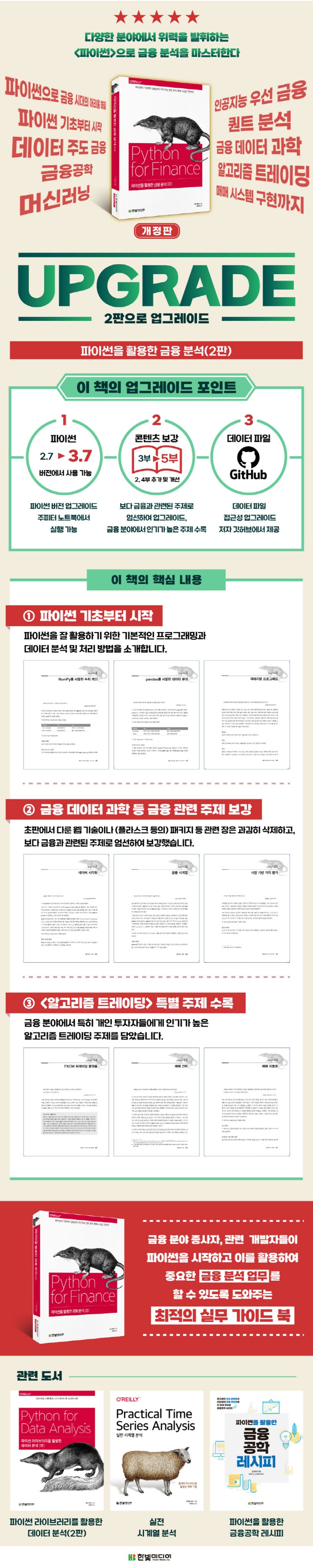 파이썬을 활용한 금융 분석: 파이썬의 기초부터 금융공학, 머신러닝, 퀀트 분석, 매매 시스템 구현까지 | 이브 힐피시 - 교보문고