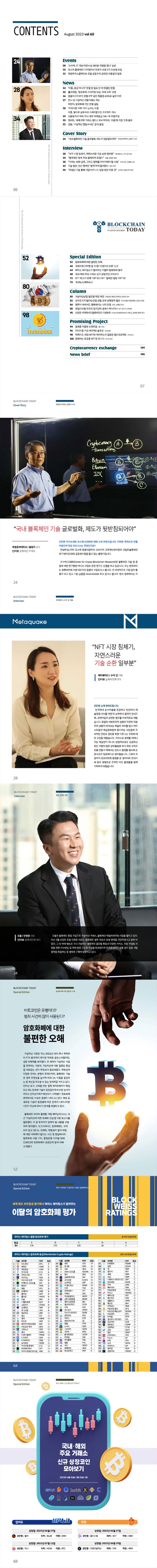 Blockchain Today(블록체인투데이)(2023년 8월 60호) | 블록체인투데이 편집부 - 교보문고