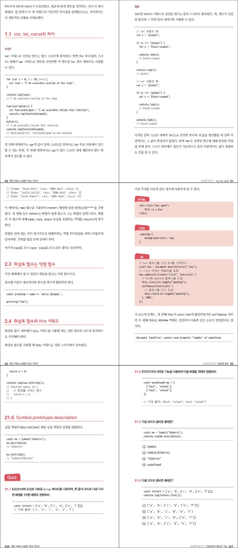 모던 자바스크립트 핵심 가이드 | 알베르토 몬탈레시 - 교보문고