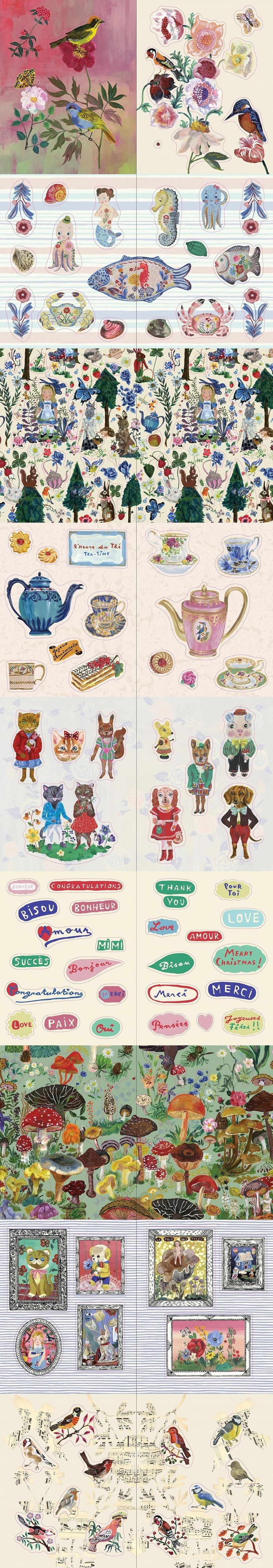 初版】ナタリーレテ ステッカーブックSTICKER BOOK