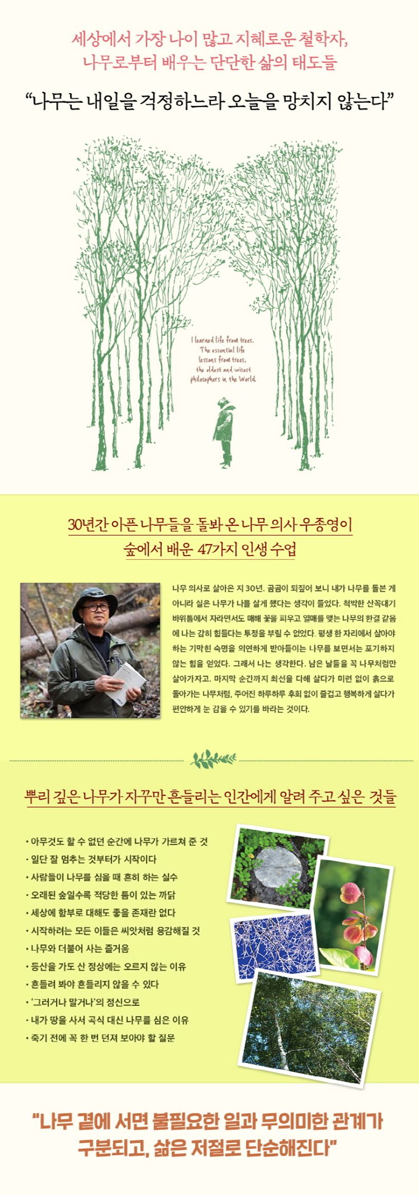 나는 나무에게 인생을 배웠다 상세 이미지