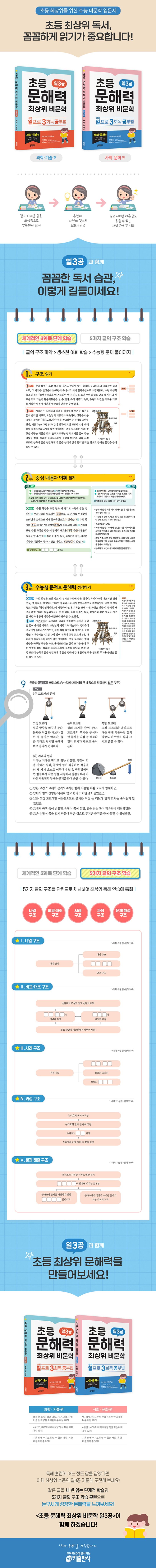 초등 문해력 최상위 비문학 일3공 과학·기술 편 | 키 초등학습방법연구소 - 교보문고
