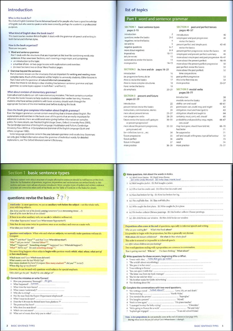 Oxford English Grammar Course Advanced (with Answers CD-ROM Pack ...