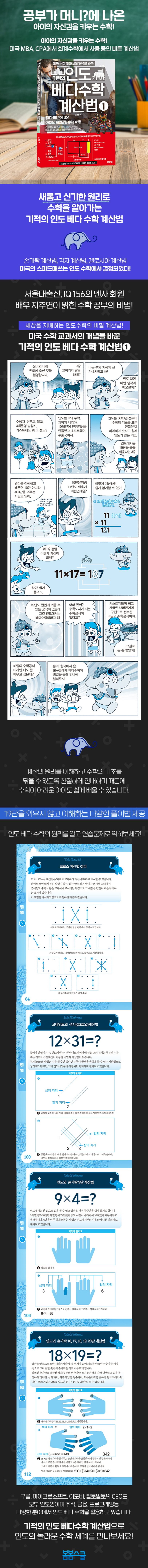 기적의 인도 베다수학 계산법 1 상세 이미지