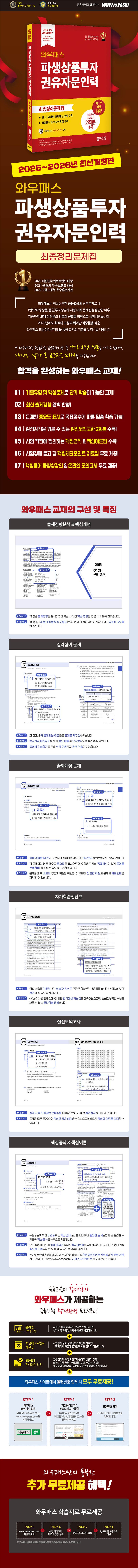 2025 파생상품투자권유자문인력 최종정리문제집 | 와우패스 교수진 - 교보문고