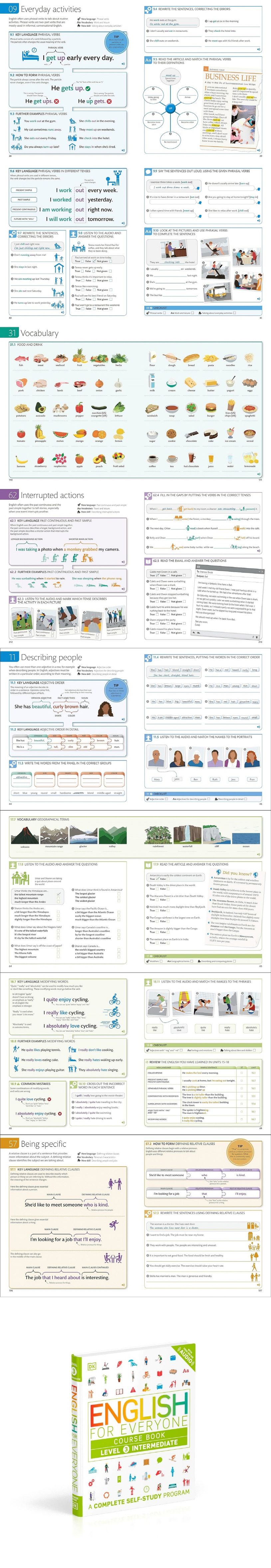 English for Everyone: Level 3 Course Book - Intermediate English