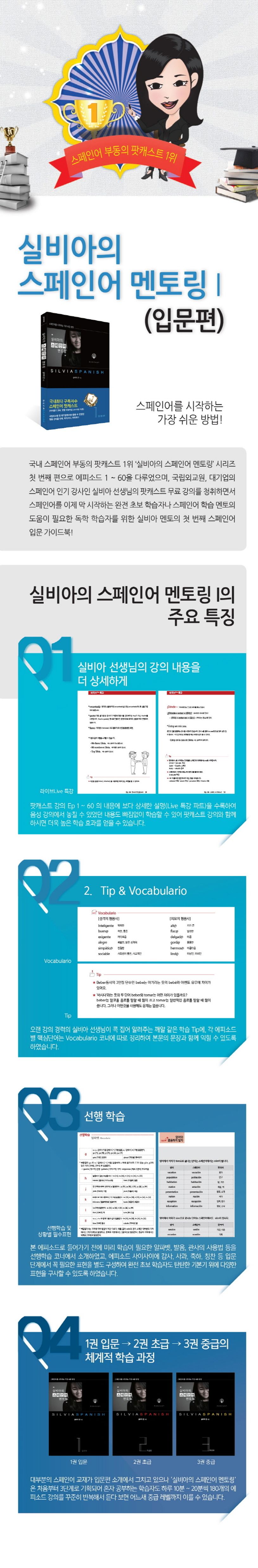 실비아의 스페인어 멘토링 1: 입문편 상세 이미지