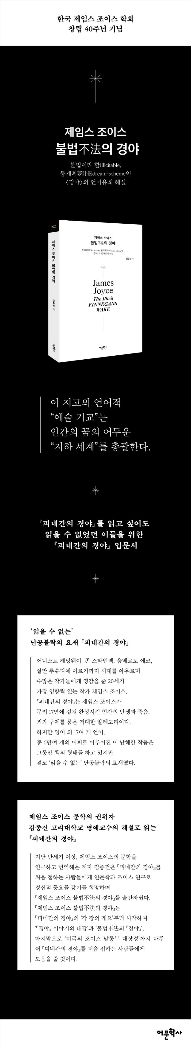 제임스 조이스 불법의 경야 상세 이미지