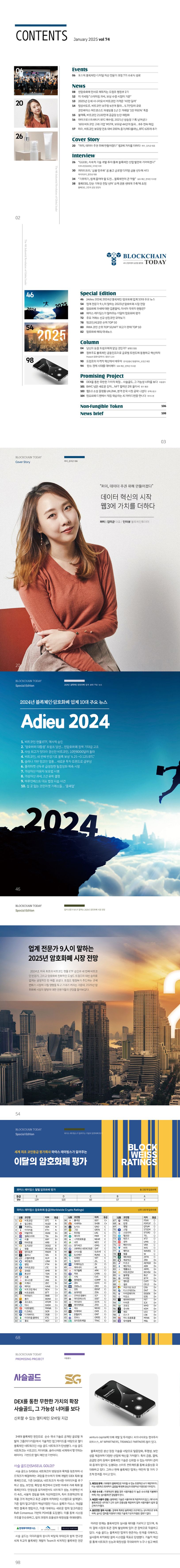 Blockchain Today(블록체인투데이)(2025년 1월호) | 블록체인투데이 편집부 - 교보문고