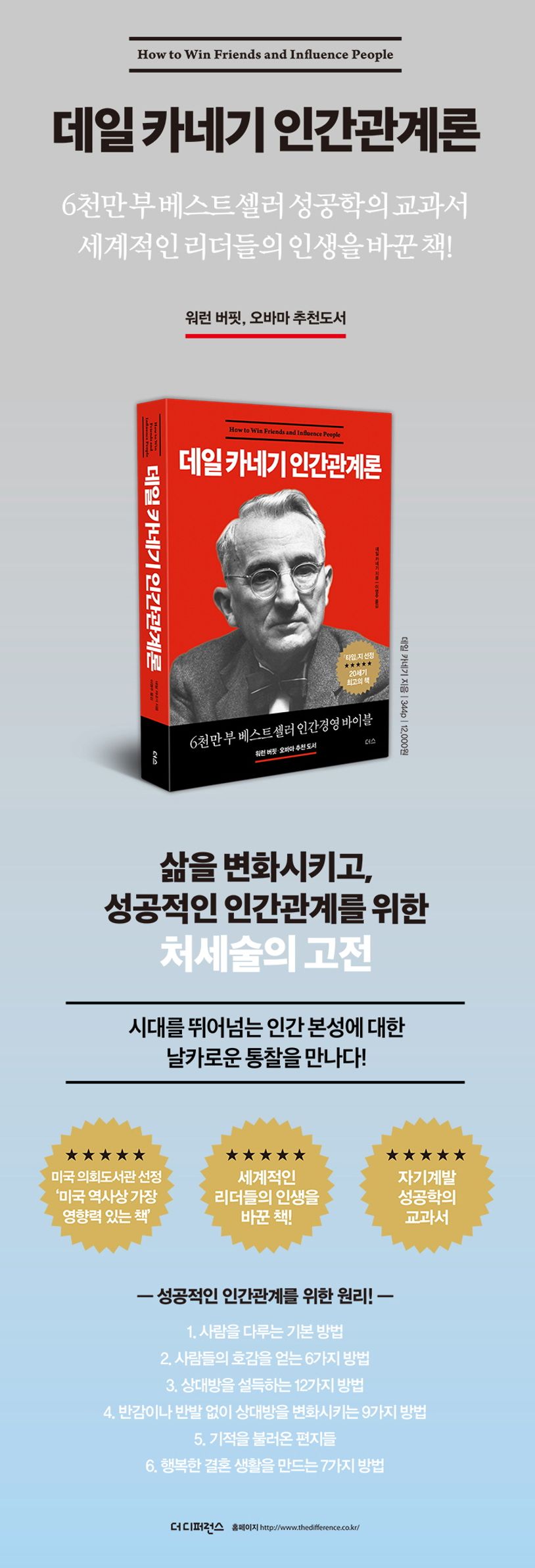 데일 카네기 인간관계론 상세 이미지