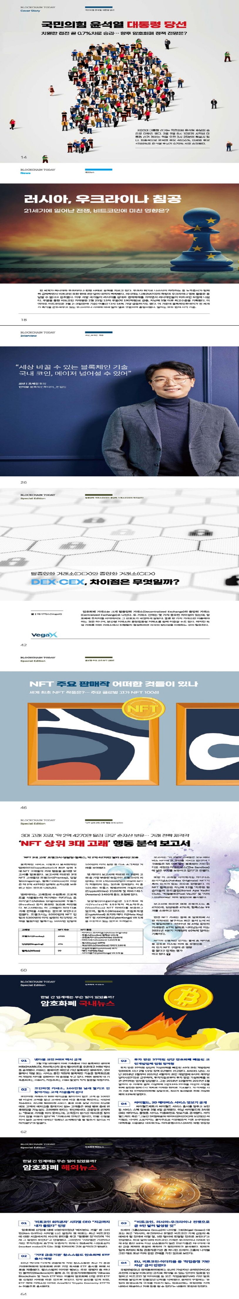 Blockchain Today(블랙체인투데이)(2022년 3월호) | 블록체인투데이 편집부 - 교보문고