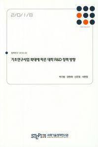 기초연구사업 확대에 따른 대학 R&D 정책 방향(2018)  정책연구