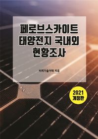 페로브스카이트 태양전지 국내외 현황조사(2021)