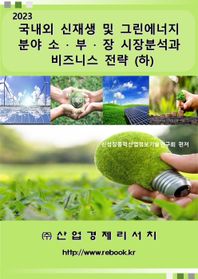 국내외 신재생 및 그린에너지 분야 소·부·장 시장분석과 비즈니스 전략(하)(2023)