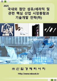 산업경제리서치 2025 국내외 첨단 섬유/세라믹 및 관련 핵심 산업 시장총람과 기술개발 전략(하)